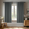 Deconovo Blackout Curtains, Thermal Insulated, W38 x L63 2 Panels, Back Tab by Deconovo