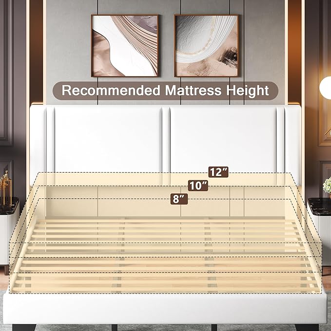 Upholstered King Size Bed Frame - Image 8