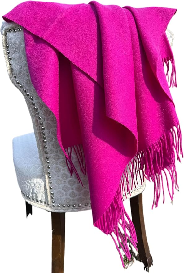 Alashan Cashmere Blend Ripple Finish Woven Throw - Image 2