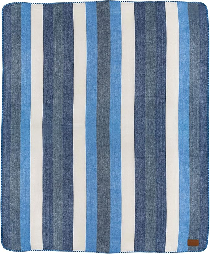 QISU Alpaca Wool Blanket Throw | Large, Stripe | 85 x 65 inches | Ultra-Soft - Image 4