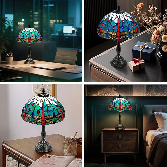 Dragonfly Tiffany Style Lamp - Image 5