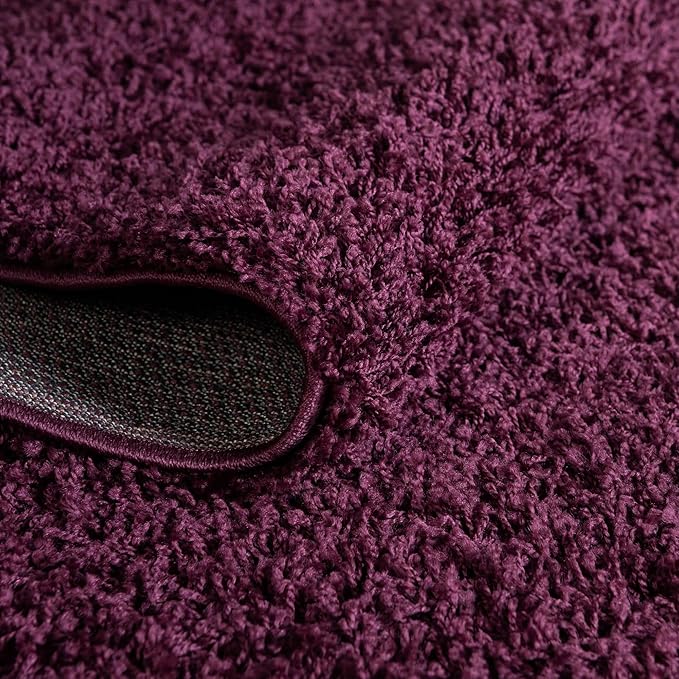 Unique Loom Solid Shag Collection Area Rug - Image 6