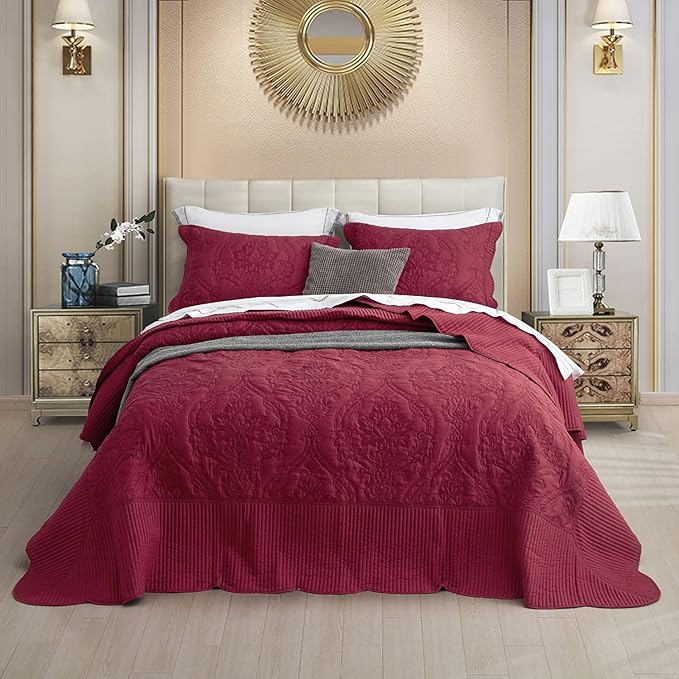CHIXIN Bedspread Coverlet Set Queen Size by CHIXIN