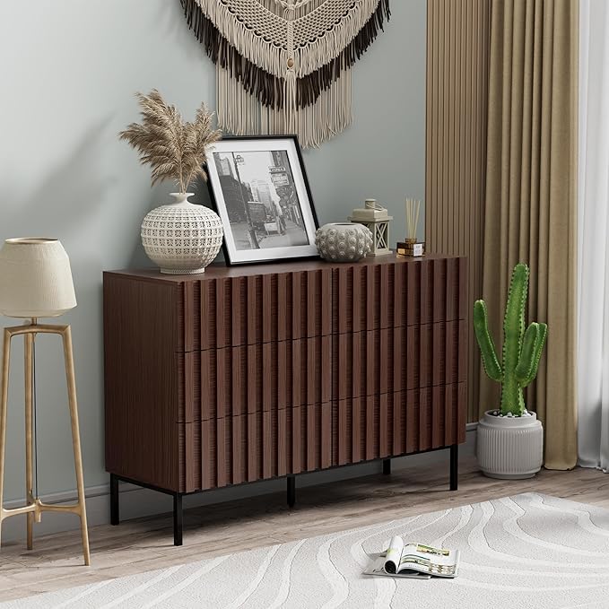 UEV Fluted Dresser for Bedroom - Image 4