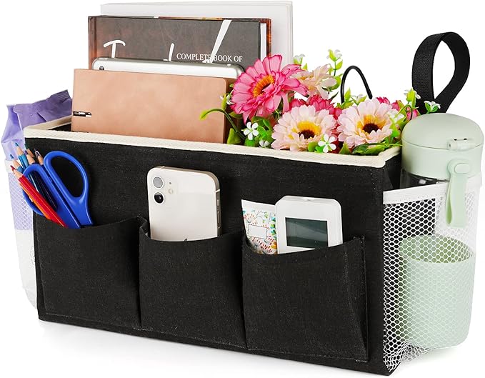 Lilithye Bedside Caddy Bedside Organizer Bedside Storage Caddy by Lilithye