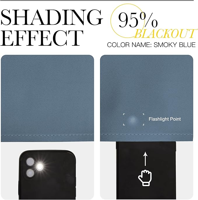 NICETOWN Blackout 102 inch Curtains - Image 7