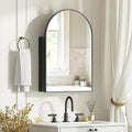 Brushed Black Arched Medicine Cabinet by Mepplzian