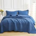 MarCielo 3-Piece 100% Cotton Oversized Bedspread Lightweight Quilt Coverlet by MarCielo