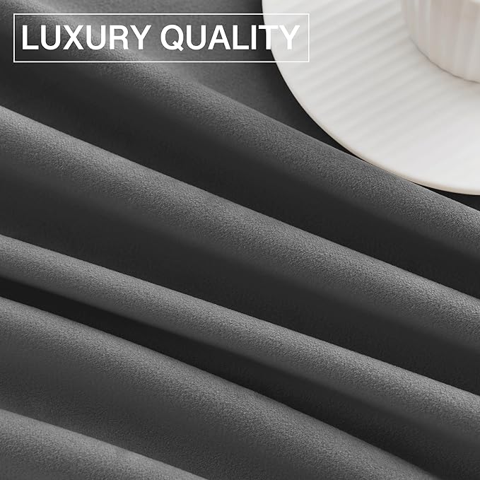 StangH Grey Velvet Curtains 90 inches - Image 8