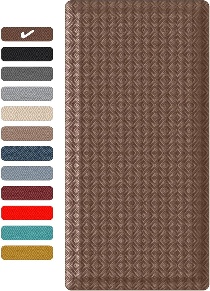 Ophanie Kitchen Mats for Floor, 3/4 Inch Thick Kitchen Rugs, Waterproof by Ophanie
