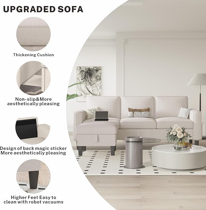 ZeeFu Sectional and Sofa Couches - Image 8