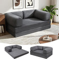 COMAX Futon Sofa Bed, 4-in-1 Floor Foldable Sofa Couch Queen by COMAX