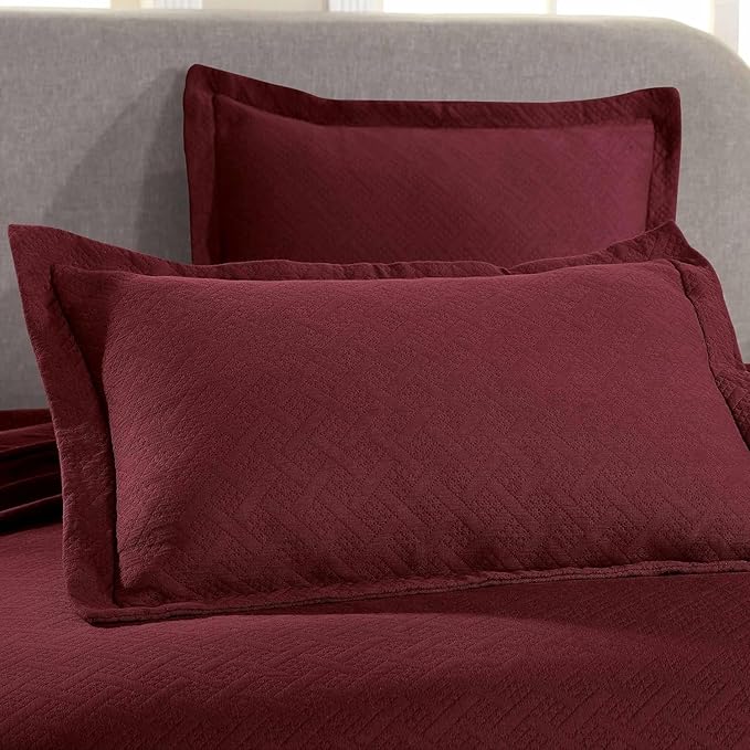 Superior 100% Cotton Basket Weave Bedspread - Image 4
