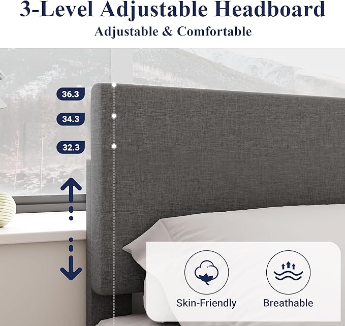 Allewie Full Size Bed Frame - Image 4