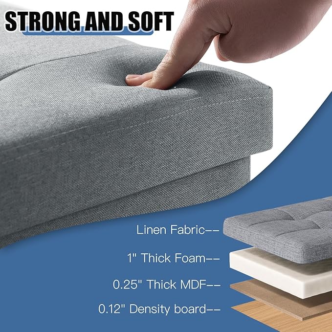 BRIAN & DANY 15 Inches Ottoman - Image 5