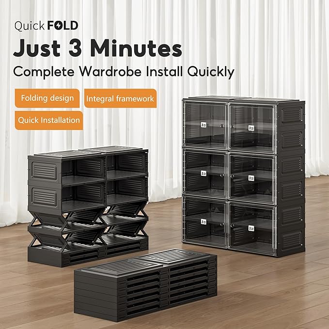 Shoe Rack Organizer Cabinet for Closet Entryway - Image 4