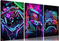 Game Room Decor Posters Set of 3 by BGFCEWallArt
