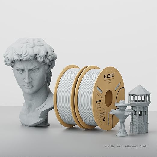 ELEGOO PLA Filament 1.75mm Marble Brick Red 1KG, Rock Stone 3D Printer Filament - Image 7
