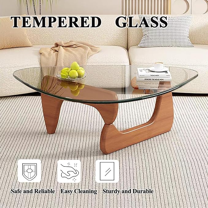 Glass Coffee Table, Mid Century Modern Coffee Table, Coffee Table - Image 3