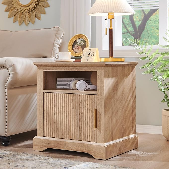 22" Large Fluted Nightstand - Image 4