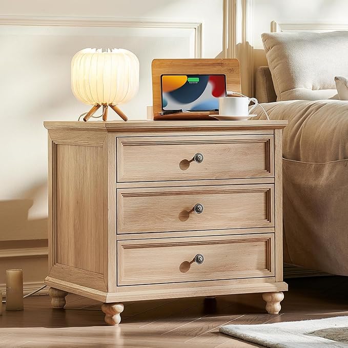 24" Wide Farmhouse Nightstand - Image 4