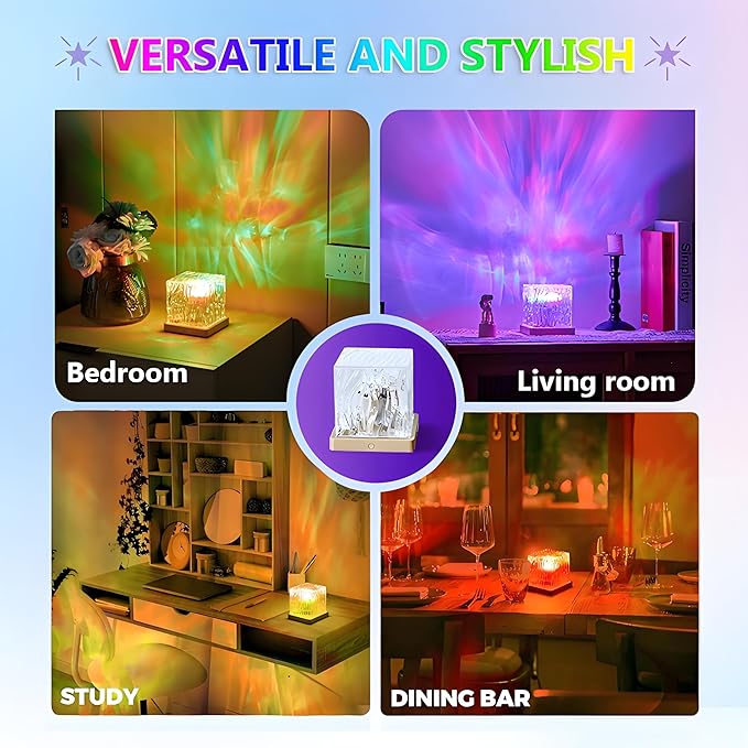 Northern Lights Projector, 16 Colors Plug in Aurora Light Projector & Mood - Image 5