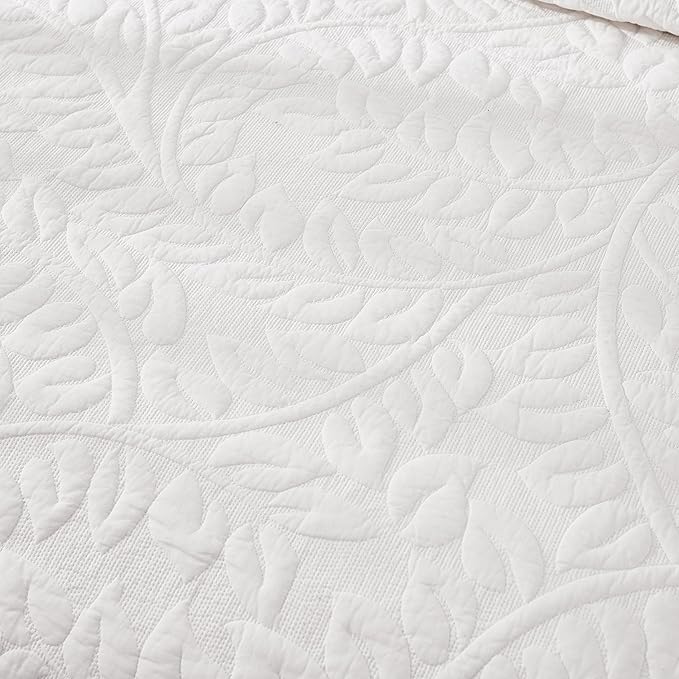 MarCielo 3-Piece 100% Cotton Oversized Bedspread Lightweight Quilt Coverlet - Image 7
