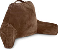 Husband Pillow Chocolate, Original Reading Pillow in Bed Rest Chair, Shredded by HusbandPillow