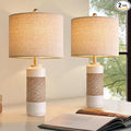 OYEARS 23.75" Bedside Table Lamps Set of 2 by OYEARS