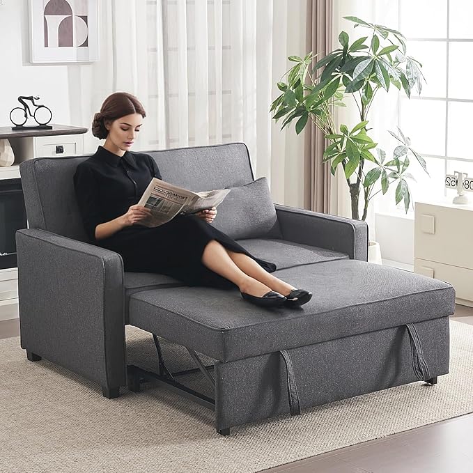 Furnimart 3-in-1 Convertible Sleeper Sofa - Image 5