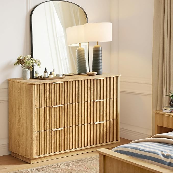 win2win 6 Drawer Dresser, Modern Dresser - Image 4