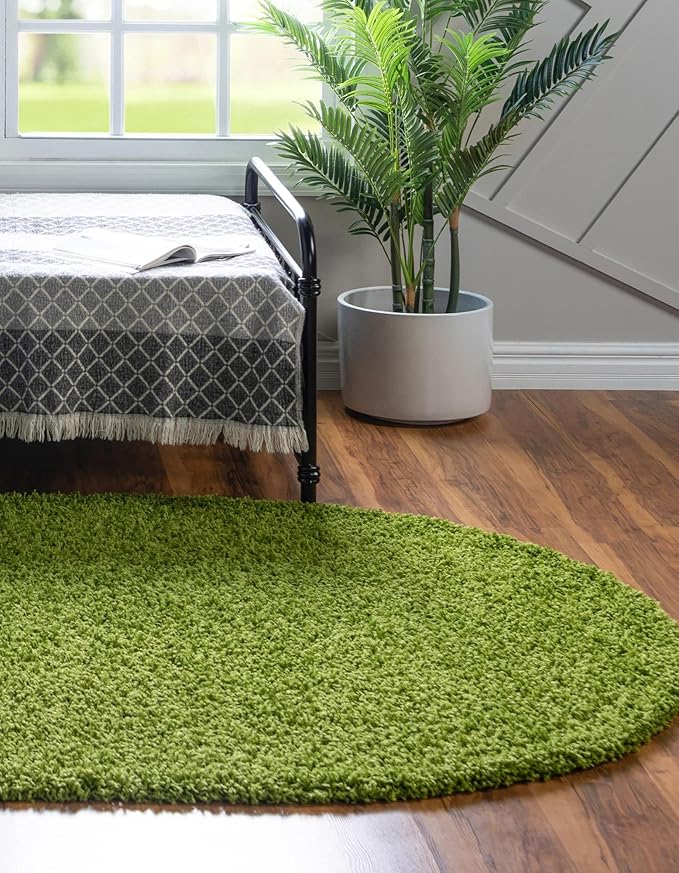 Unique Loom Solid Shag Collection Area Rug - Image 4
