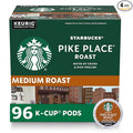 Starbucks K-Cup Coffee Pods, Medium Roast Hot or Iced Coffee, Pike Place Roast by StarbucksbyNespresso