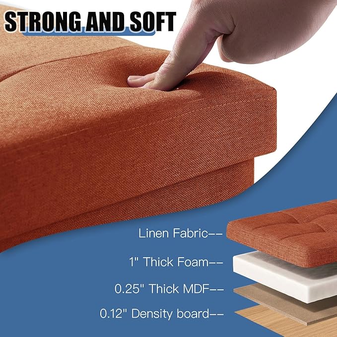 BRIAN & DANY 15 Inches Ottoman - Image 5