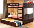 TSAMPA Latest Upgraded & Stronger Heavy Duty Solid Wood Full Over Full Bunk Bed by Unknown