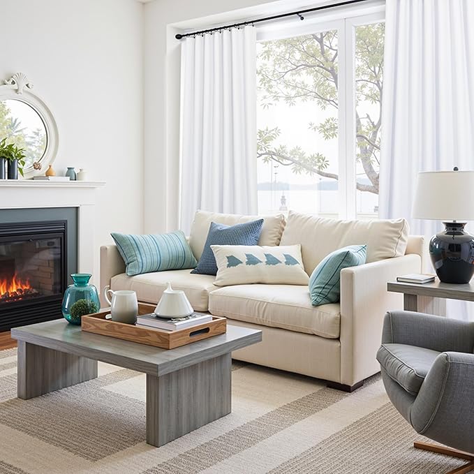 Short Blackout Curtains 54 Inch Length 2 Panels - Image 7