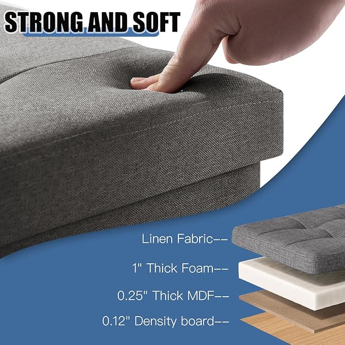 BRIAN & DANY 15 Inches Ottoman - Image 5