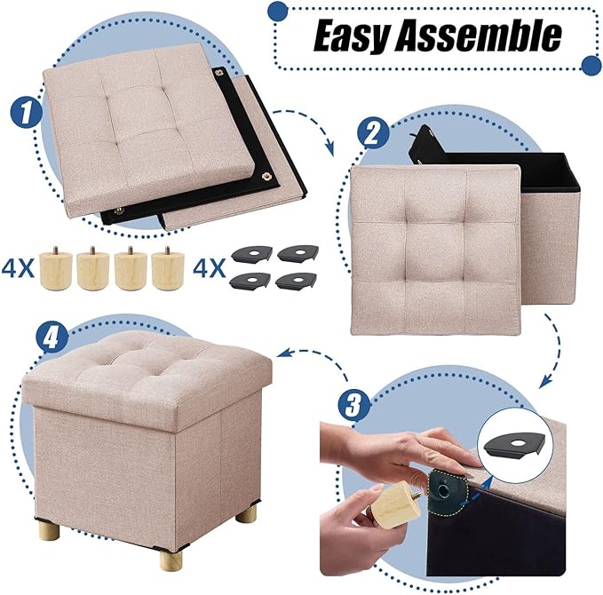 BRIAN & DANY 15 Inches Ottoman - Image 4