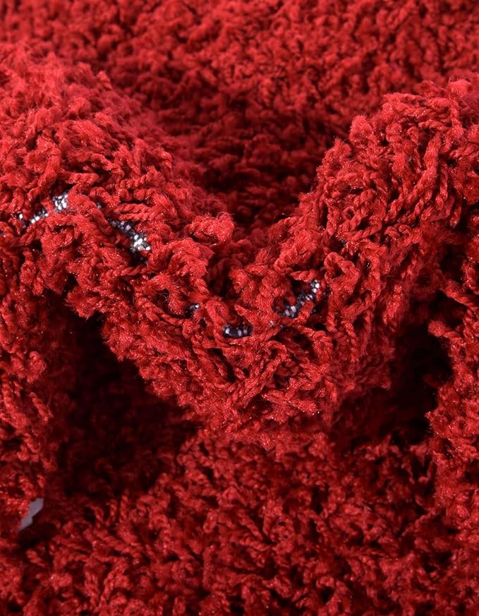 Unique Loom Solid Shag Collection Area Rug - Image 10