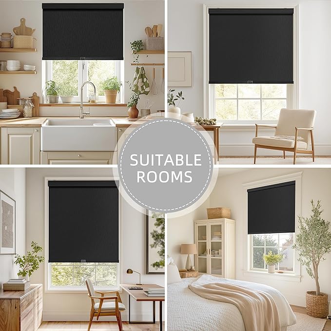 ChrisDowa Cordless Blackout Roller Shades - Image 6