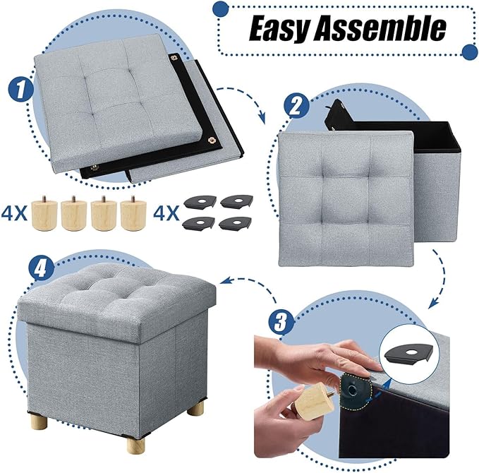 BRIAN & DANY 15 Inches Ottoman - Image 6