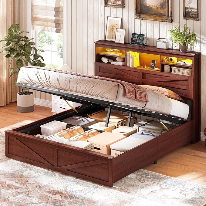 AOGLLATI Farmhouse Full Size Bed Frame - Image 9