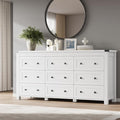 BORNOON 9-Drawer Dresser, Modern Wooden Storage Chest of Drawers, Dresser TV by BORNOON