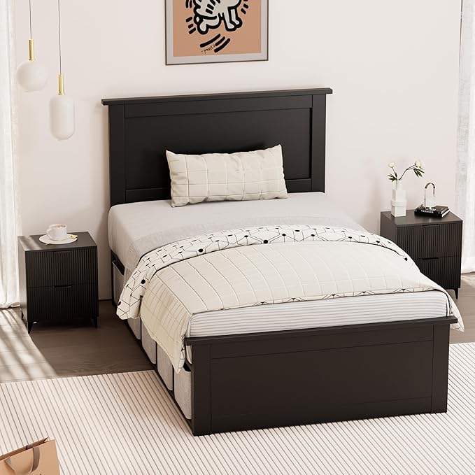 Royal Windsor Small Fluted Nightstand Set of 2 - Image 4