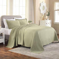 Superior 2 Piece Basketweave Cotton Bedspread Set, Home Bed Decor, Decorative by SUPERIOR