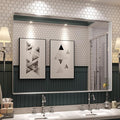ISKM Bathroom Vanity Mirror for Wall Silver, 48 x 32 Inch Rectangular Wall by ISKM-IStillKeepMovin