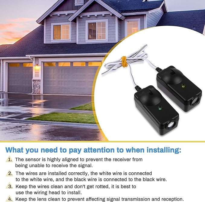 Garage Door Sensor for 41A5034, Garage Door Sensor Replacement for Craftsman - Image 5