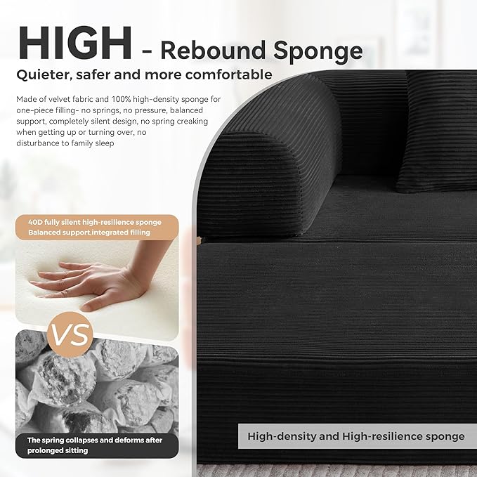 Upgrade High Backrest Design Sofa Bed - Image 7