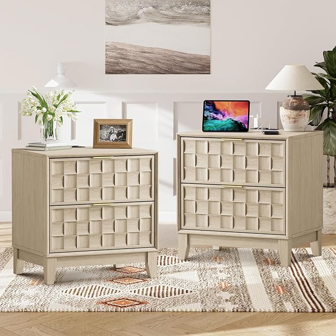 COLAMY Night Stand Set of 2, Nightstand - Image 10