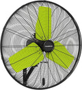 Pro 9500 CFM 24" Outdoor IP44 Waterproof Wall Mount Fan, 3-Speed Oscillating by Fanqiebros